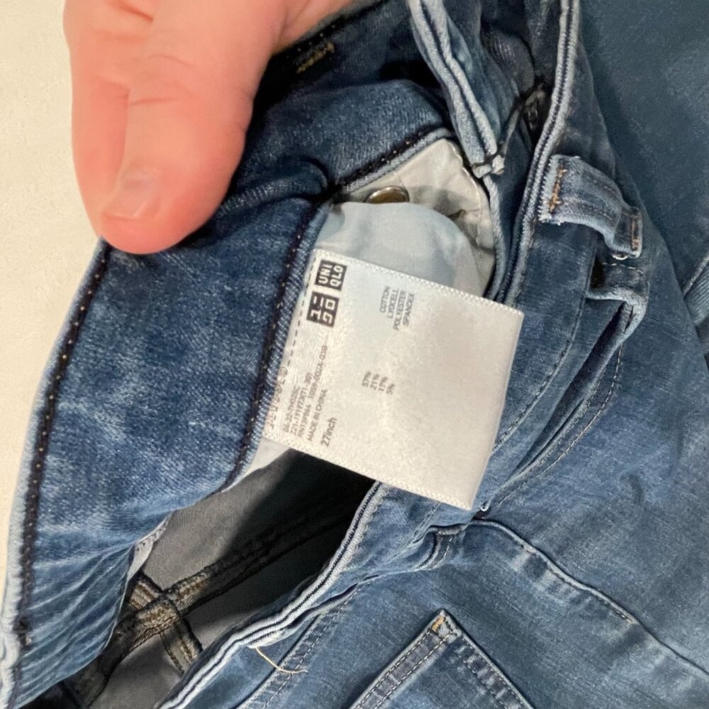 Uniqlo Women's High Rise Skinny Jeans Size 27 - Picture 5 of 5